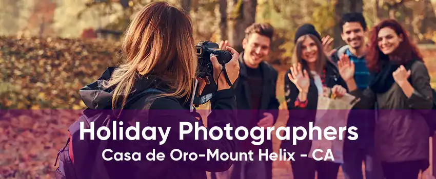 Holiday Photographers Casa de Oro-Mount Helix - CA
