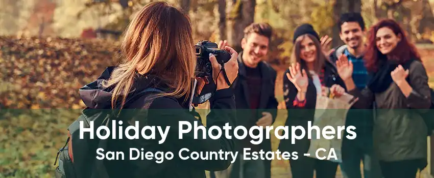 Holiday Photographers San Diego Country Estates - CA