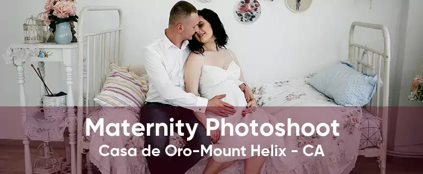 Maternity Photoshoot Casa de Oro-Mount Helix - CA