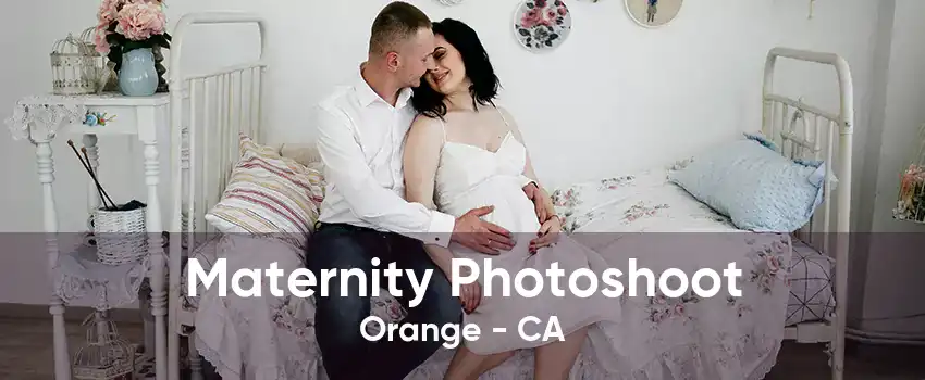 Maternity Photoshoot Orange - CA