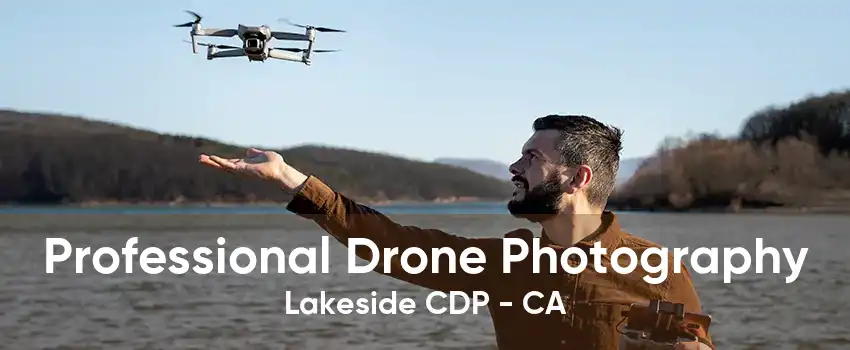 Professional Drone Photography Lakeside CDP - CA